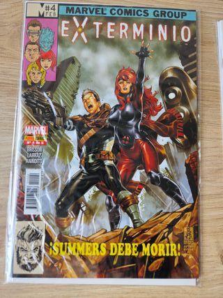 Lote Exterminio grapa Panini Marvel X-Men