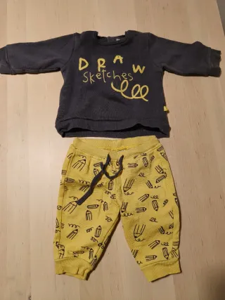 4 Conjuntos bebé estampado 3 meses