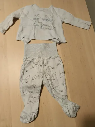 4 Conjuntos bebé estampado 3 meses