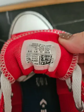 Zapatillas Converse Rojas Talla 37