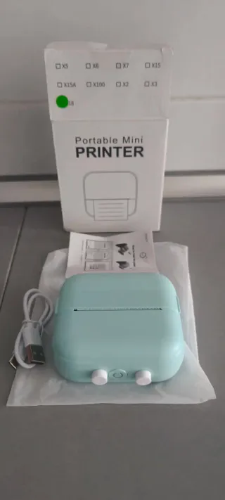 Mini impresora térmica Bluetooth portátil X18