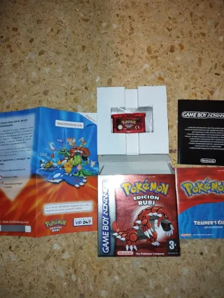 Pokemon Rubí Game Boy Advance Completo PAL España