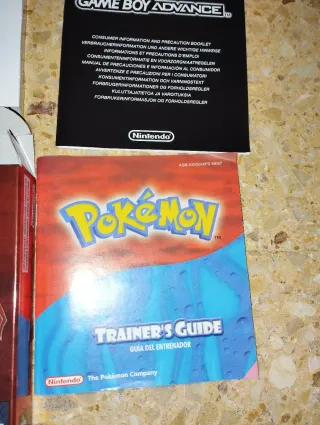Pokemon Rubí Game Boy Advance Completo PAL España