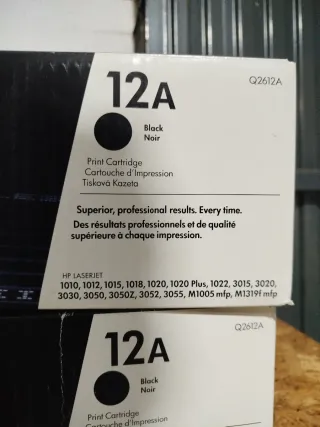 Tóner originales HP 12A LaserJet Q2612A