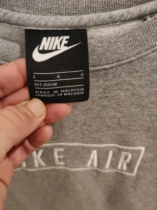 Sudadera Nike Air gris niño