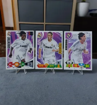 3 Cromos fútbol Real Madrid Adrenalyn XL