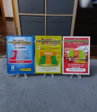 3 Cromos fútbol Real Madrid Adrenalyn XL