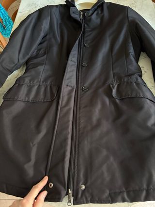 Cappottino antipioggia donna nero