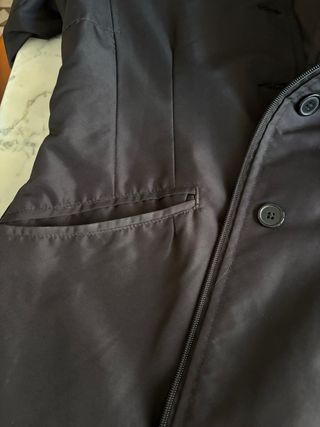 Cappottino antipioggia donna nero