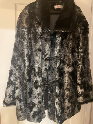 Chaquetón Talla 48 50 Negro/Gris