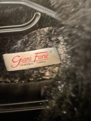 Chaquetón Talla 48 50 Negro/Gris