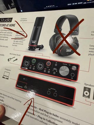 Micro + Scarlett 2i2 (3a Gen)