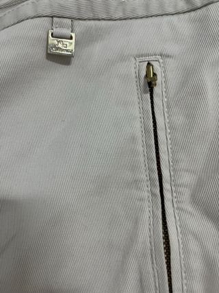 Pantalón chino Yera beige mujer