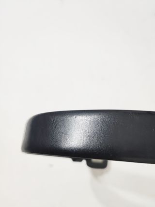 Vintage/ Cinturón de cuero genuino negro nº70