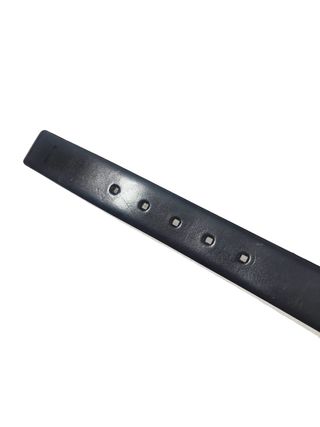 Vintage/ Cinturón de cuero genuino negro nº70