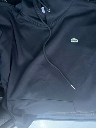 Sudadera Lacoste Negra Talla M