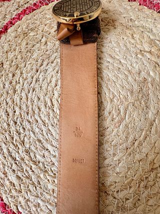 Cintura Louis Vuitton Marrone con Fibbia