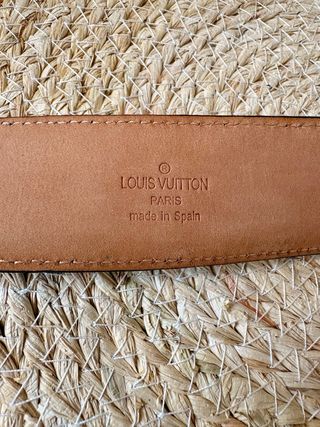 Cintura Louis Vuitton Marrone con Fibbia