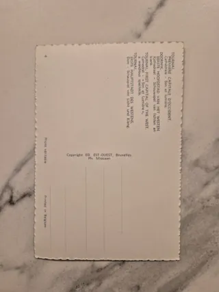 Lote 3 postales antiguas Bruselas