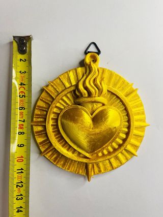 Decorazione Sacro Cuore da parete artigianale