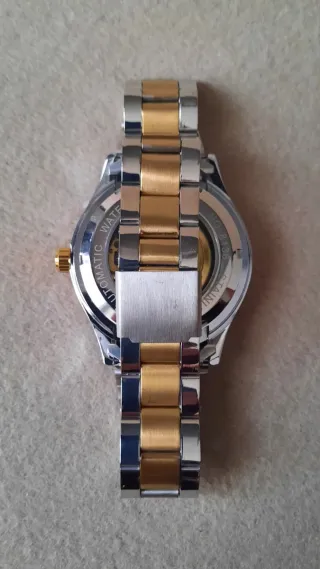 Orologio automatico uomo oro/argento