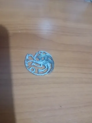 Ciondolo drago tre teste argento