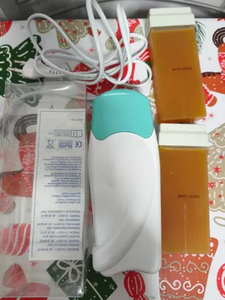 Depiladora de cera con 2 cartuchos