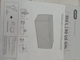 Arcón exterior Keter Capri - Marrón 305 L baul