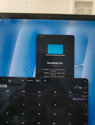MacBook Pro 2019 Plata I9 16 Pulgadas