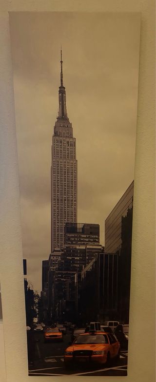 Cuadro tríptico ciudades famosas