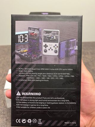 Consola R36S Amarilla