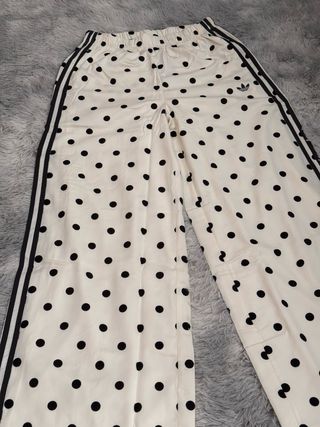 Adidas Polka Dots Satin Wide Leg Pants M Sold Out