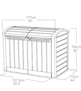 Baúl arcón grande exterior Keter
