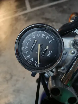 Kawasaki eliminator 125 azul