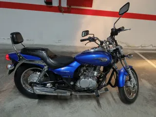 Kawasaki eliminator 125 azul