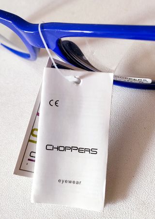 Occhiali Choppers blu lenti trasparenti