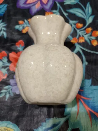 Vaso ceramica decorato fiori