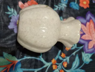 Vaso ceramica decorato fiori