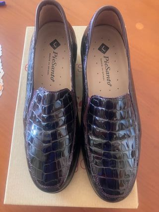 Zapatos de señora PieSanto, color burdeos