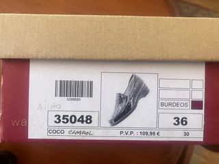 Zapatos de señora PieSanto, color burdeos