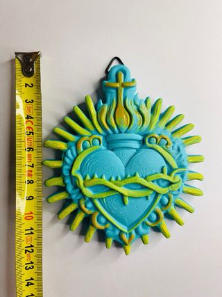 Decorazione Sacro Cuore artigianale