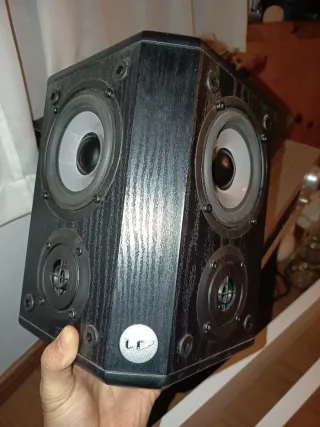 Altavoces Wharfedale Negros y Plateados WH-2