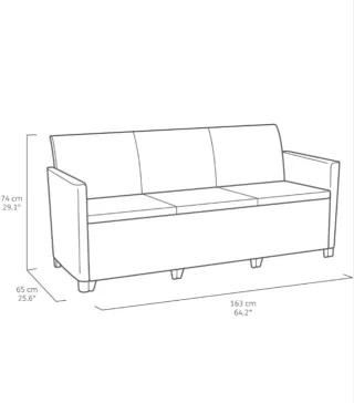 Conjunto muebles jardín Keter Nora