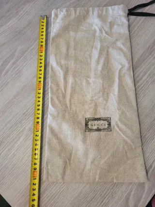 Bolsa de tela Gucci beige