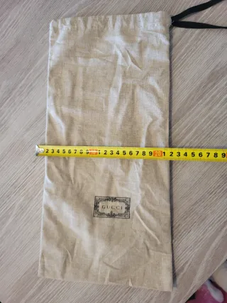 Bolsa de tela Gucci beige