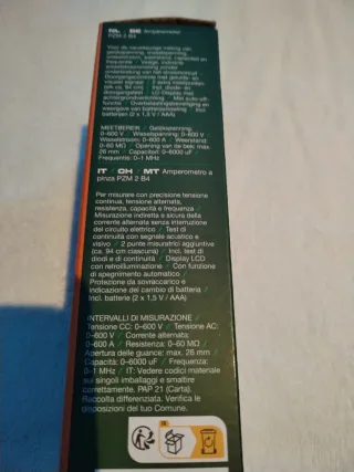 Amperímetro de pinzas PARKSIDE