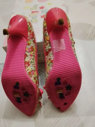 Zapatos Dolly Do Salón Tacón Estampado Floral