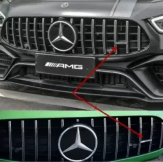 AMG Logo de Calandra Parilla Rejilla de Mercedes