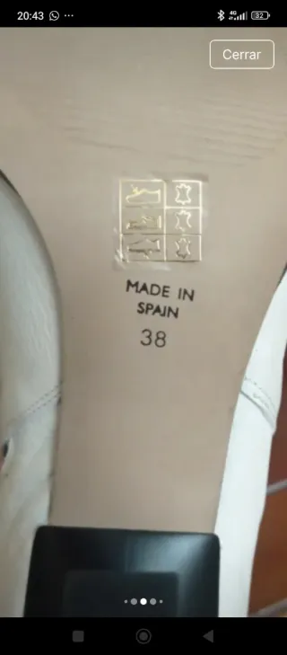 Botines de primavera blancos de piel de stiu nuevo