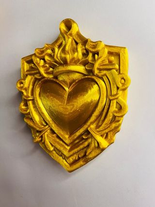 Decorazione Sacro Cuore Giallo